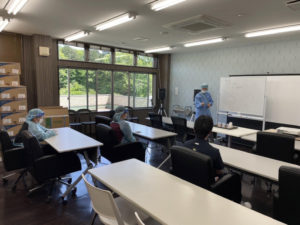 院長先生による新入スタッフ勉強会